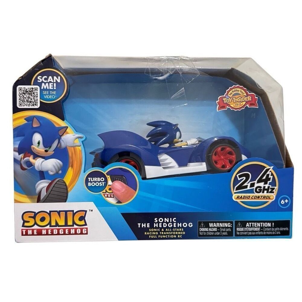 NEW SONIC The Hedgehog & All-Stars Racing Transformed Remote Control Racing Car